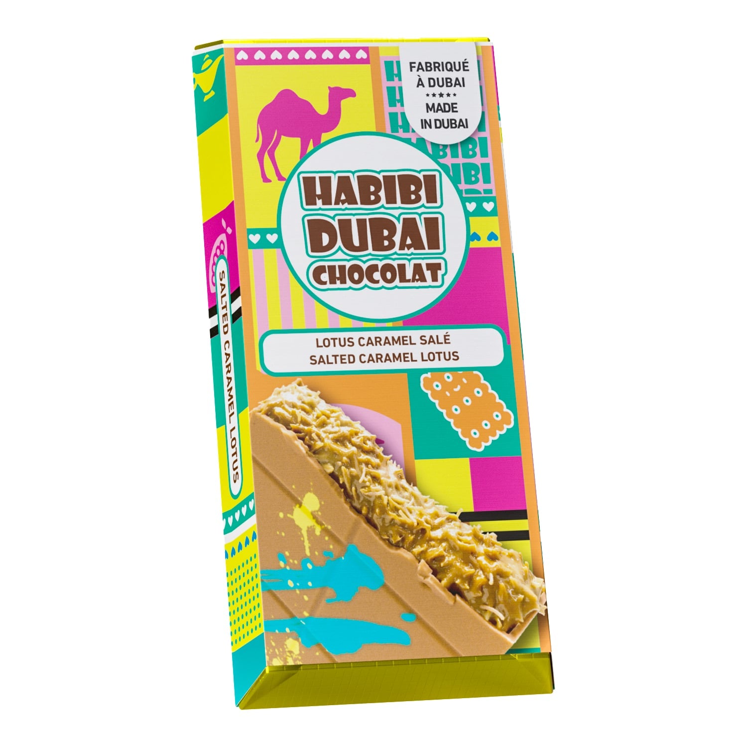 Habibi Dubai Chocolate - Salted Caramel Lotus - 10/200g