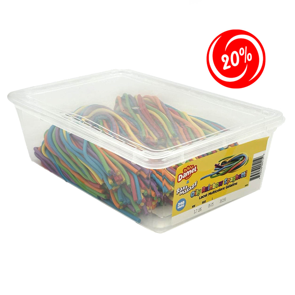 (EXPIRATION: 31/05/2025) Damel - Oily Rainbow Spaghetti - 1/1678g