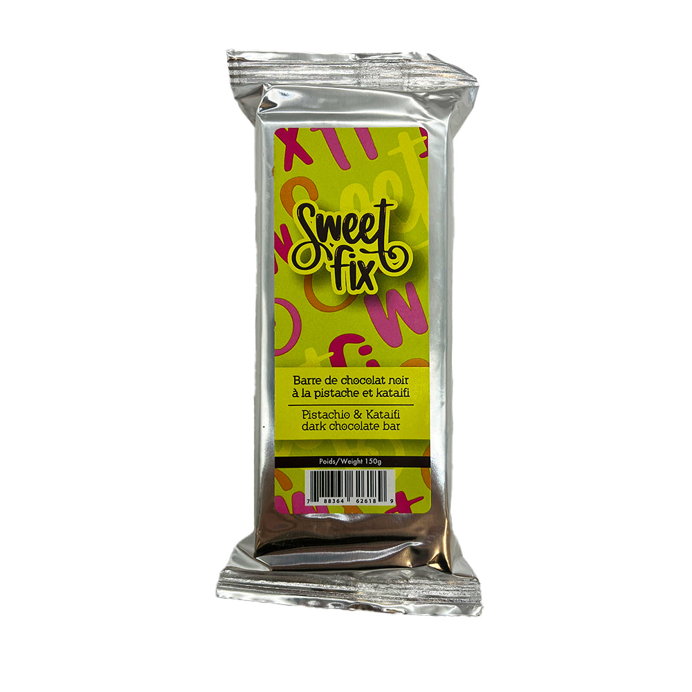 SweetFix - Pistachio & Kataifi Dark Chocolate Bar - 25/150g