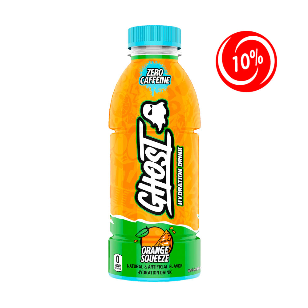 (EXPIRATION: 01/02/2025) Ghost - Hydration Orange Squeeze - 12/500ml