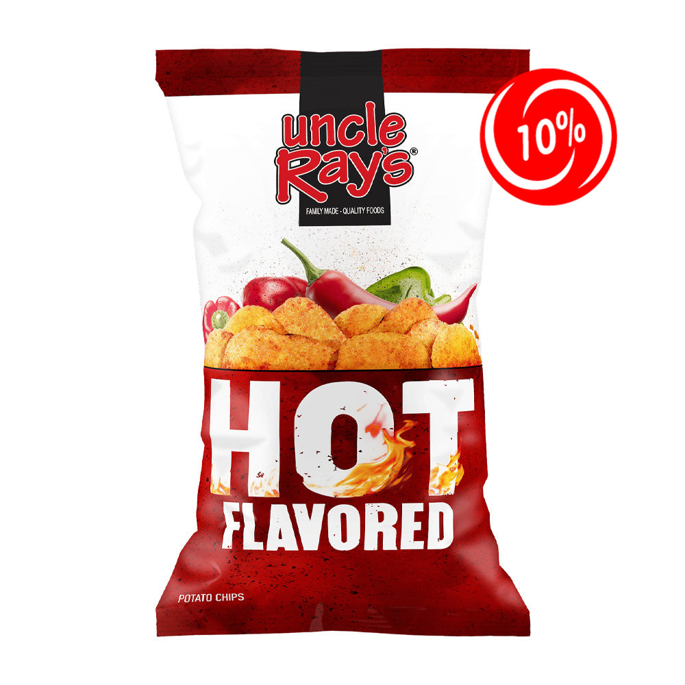 (EXPIRATION: 20/03/2025) Uncle Ray's - Hot Flavored - 12/85g