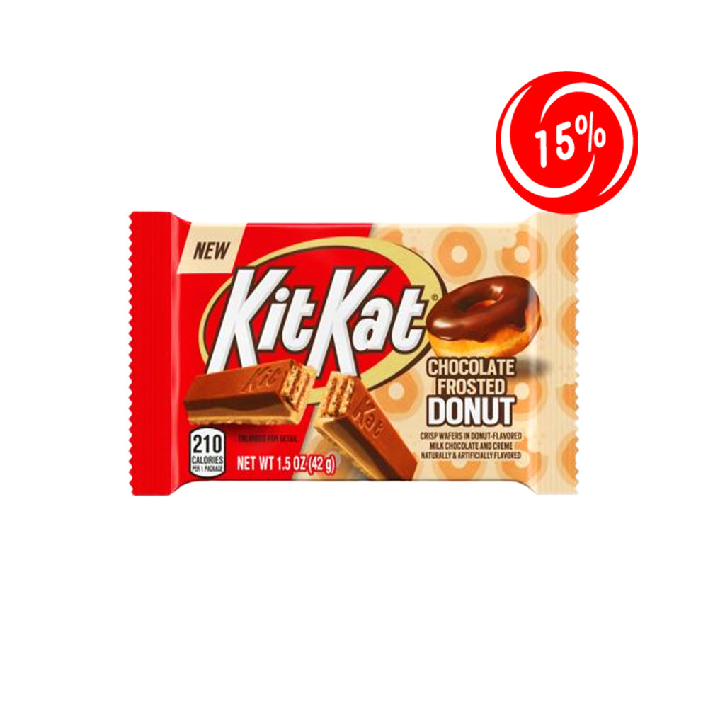 (EXPIRATION: 31/12/2024) Kit Kat - Chocolate Frosted Donut Bar - 24/42g