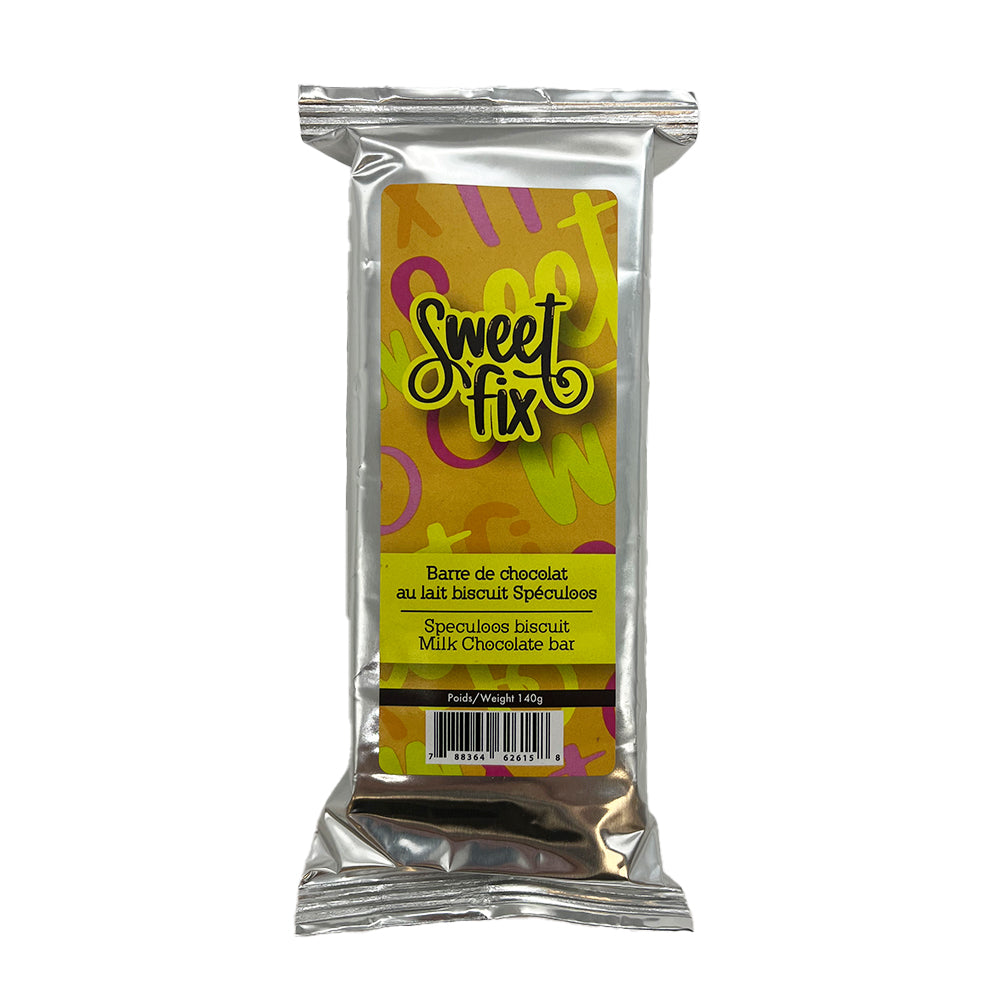 SweetFix - Speculoos Biscuit Milk Chocolate Bar - 25/140g