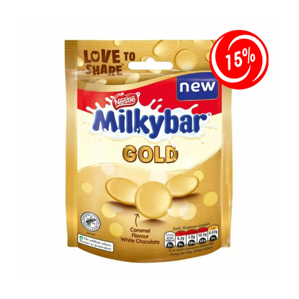 (EXPIRATION: 31/05/2025) Milkybar - Gold Pouch - 11/86g