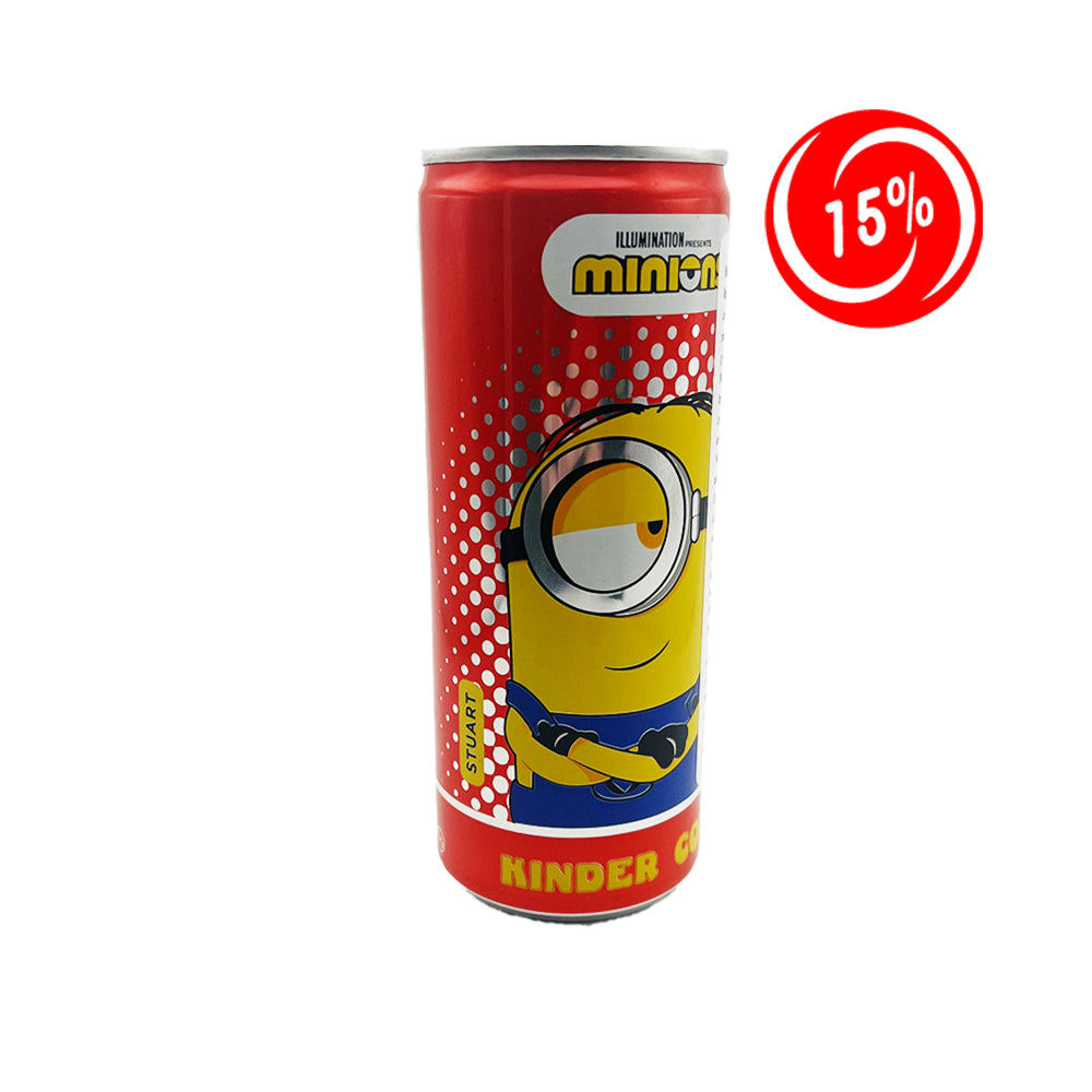 (EXPIRATION: 02/07/2025) Minions - Kinder Cola - 24/250ml