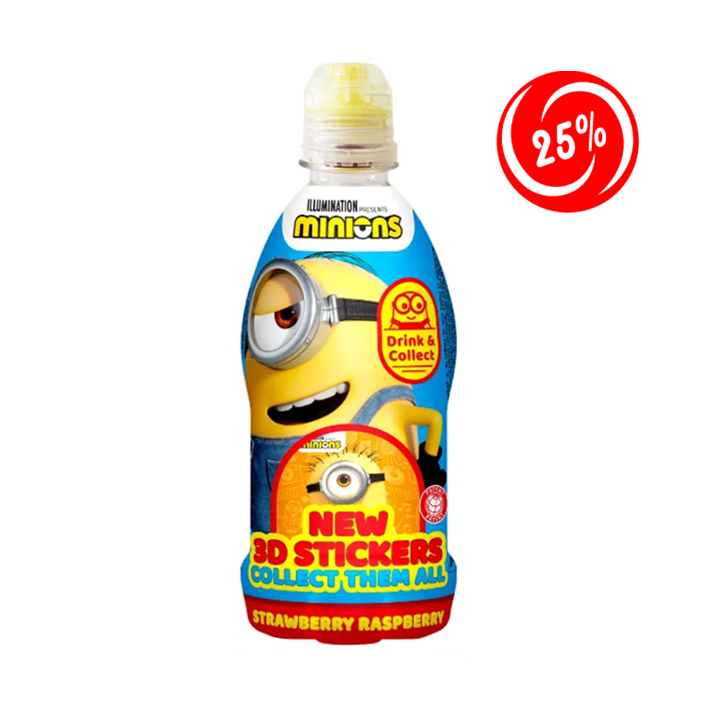 (EXPIRATION: 16/01/2025) Minions - Strawberry Raspberry Juice - 12/350ml