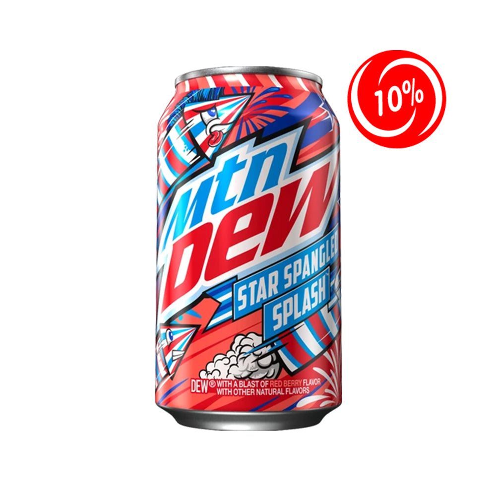 (EXPIRATION: 09/12/2024) Mountain Dew - Star Spangled Splash - 12/355ml