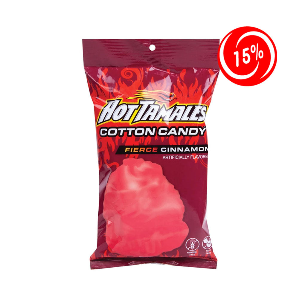 (EXPIRATION: 11/03/2025) Hot Tamales - Cotton Candy - 12/85g