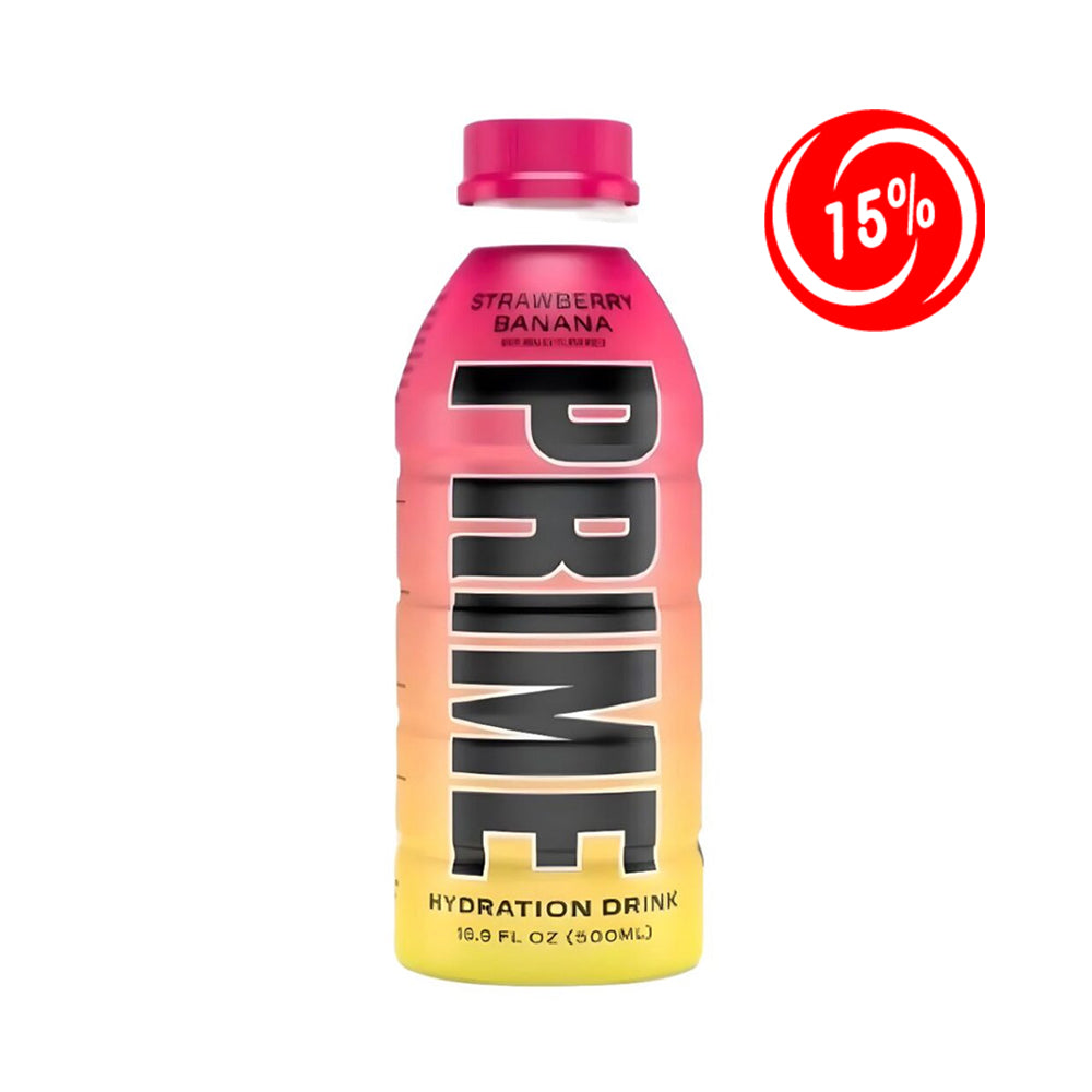 (EXPIRATRION: 01/02/2025) Prime - Strawberry Banana - 12/500ml