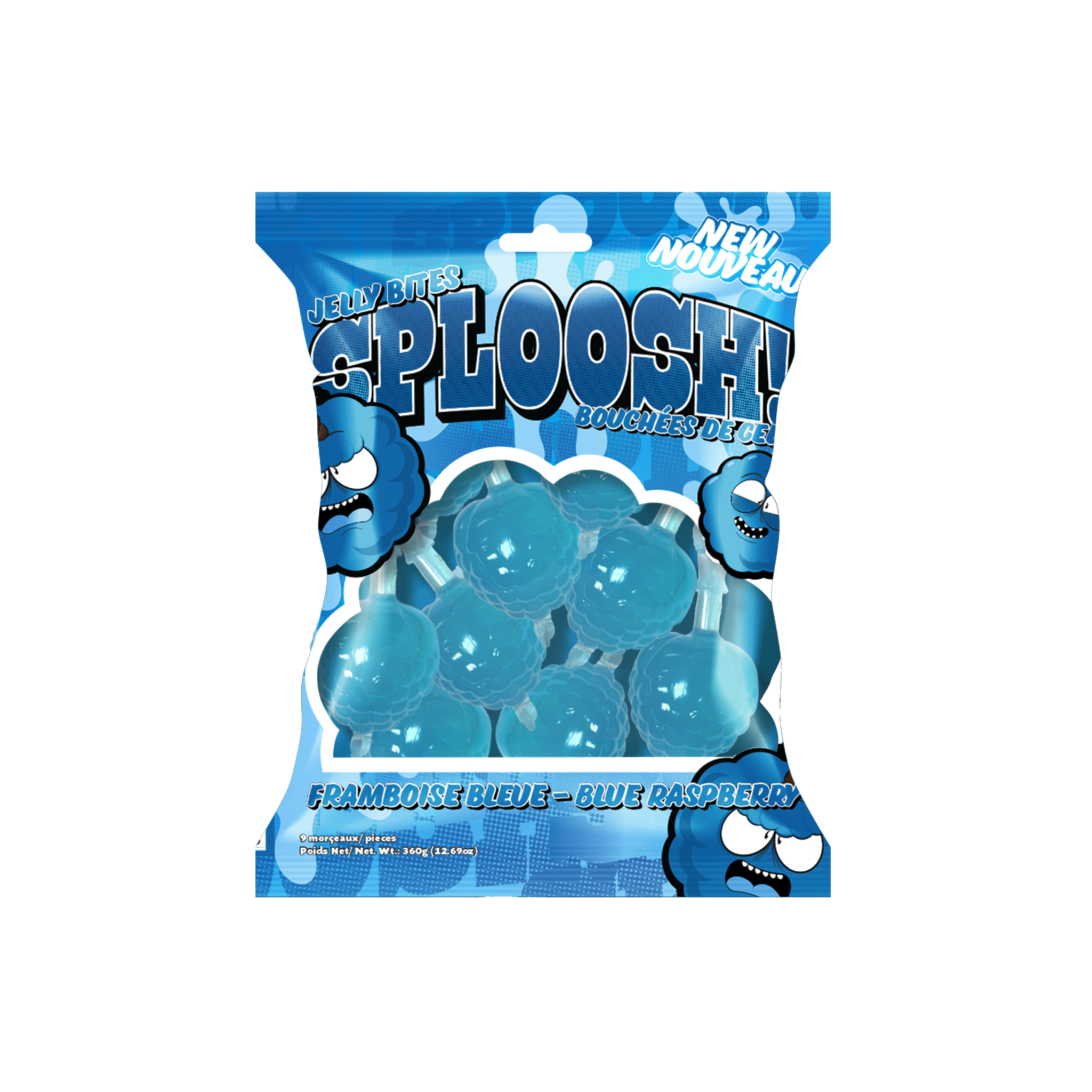 Sploosh - Blue Raspberry Jelly Bites - 30/360g