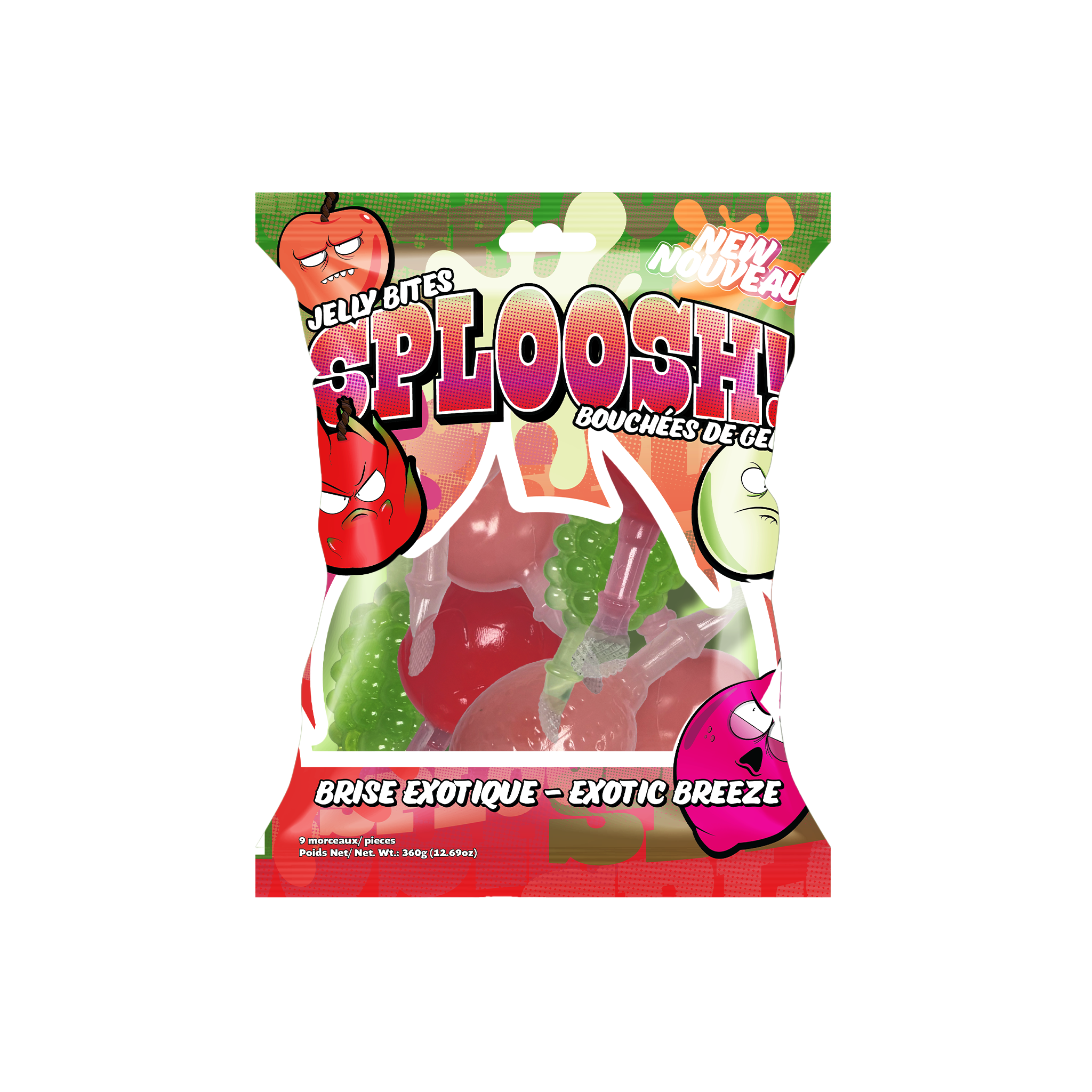 Sploosh - Exotic Breeze Jelly Bites - 30/360g
