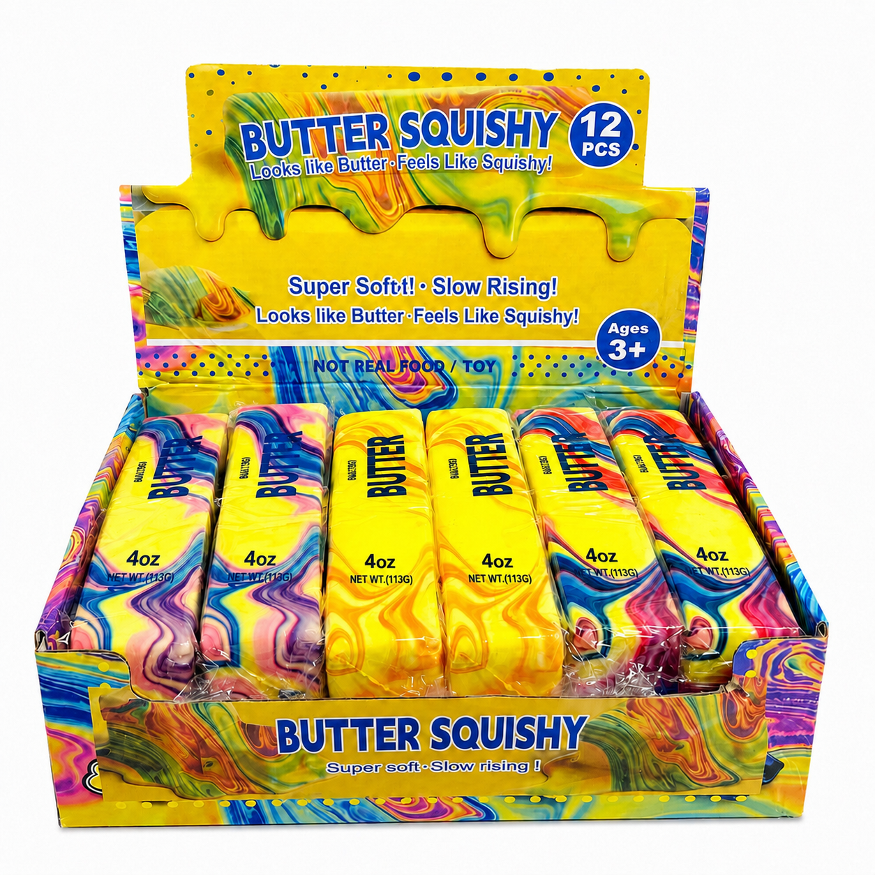 BUTTER SQUISHY RAINBOW - 12/4OZ
