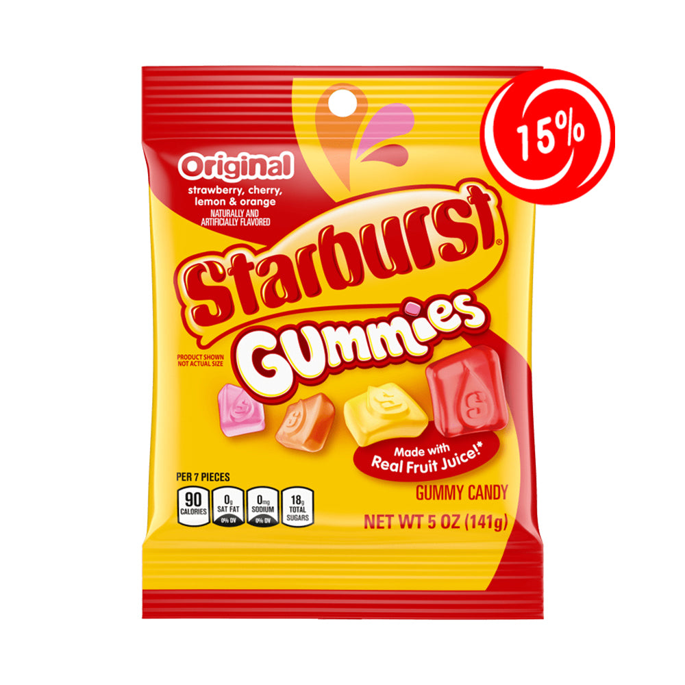 (EXPIRATION: 31/05/2025) Starburst - Original Gummies - 12/141g