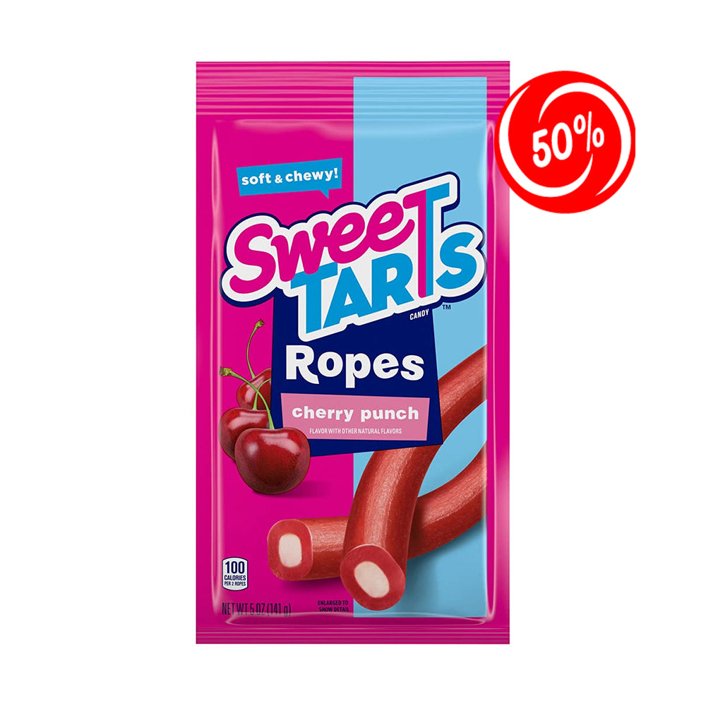 (EXPIRATION: 06/2024) Sweetarts - Ropes Cherry Punch - 12/141g