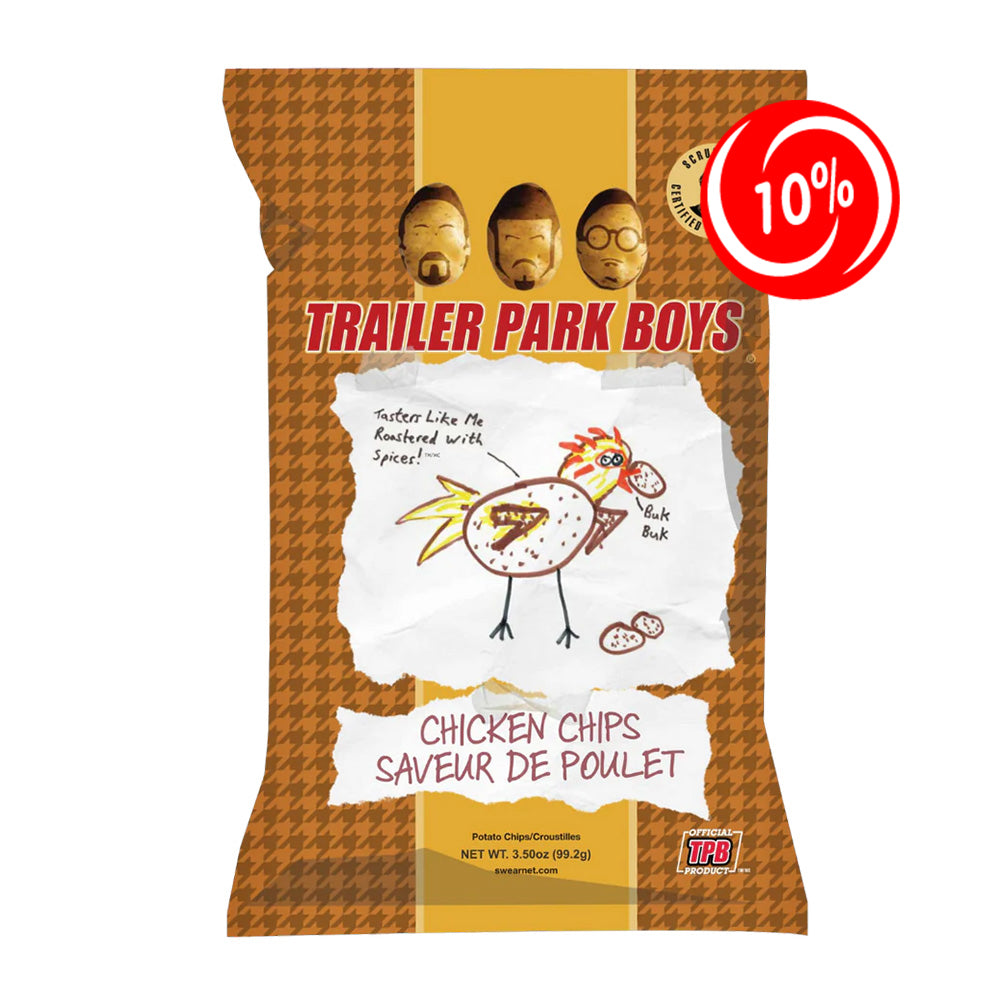 (EXPIRATION: 02/02/2025) Trailer Park Boys - Chicken Chips - 24/85g