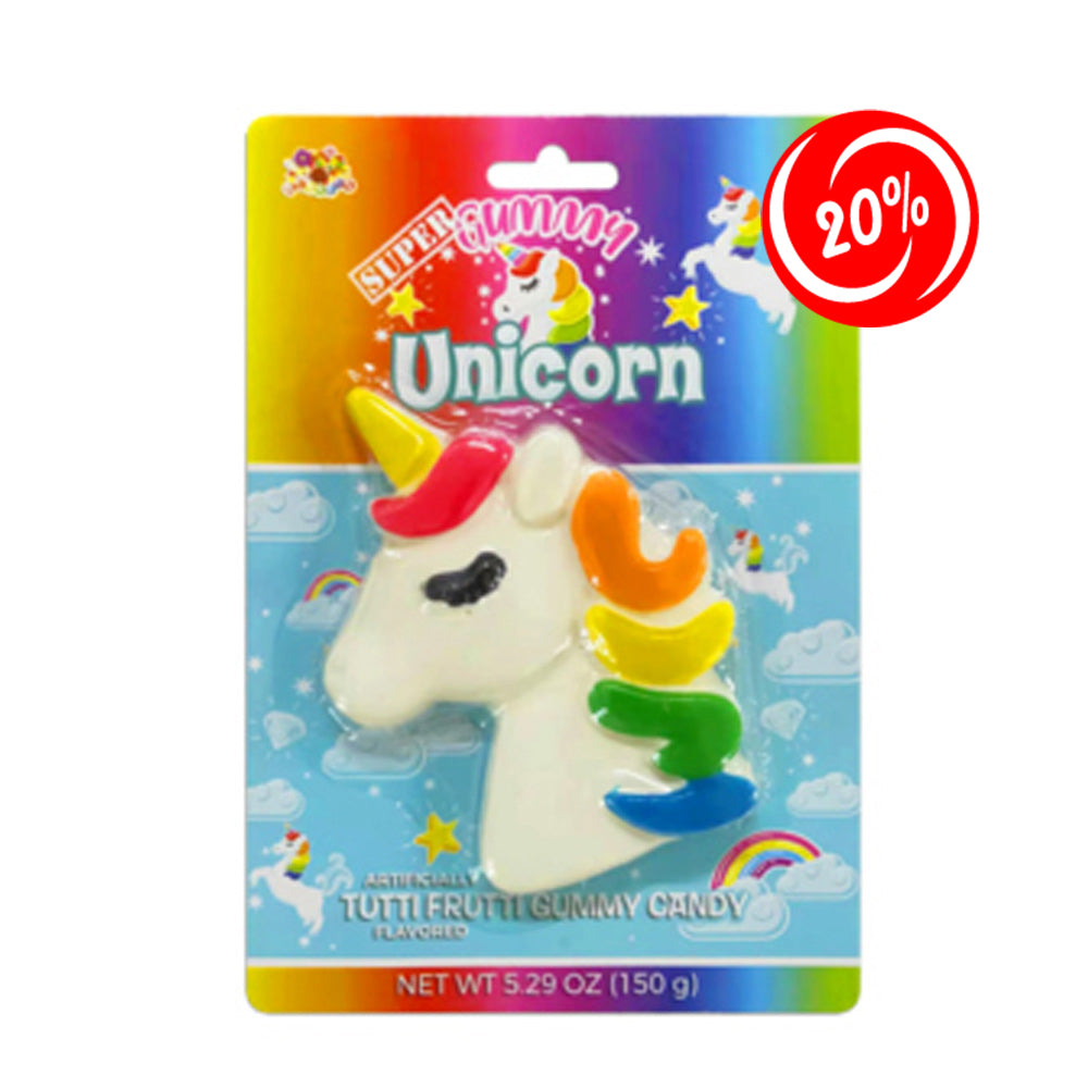 (EXPIRATION: 18/06/2025) Albert's - Super Gummy Unicorn - 12/150g
