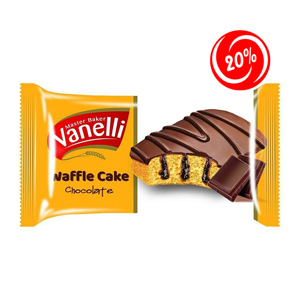 (EXPIRATION: 23/12/2024) Master Baker Vanelli - Waffle Cake - 24/40g