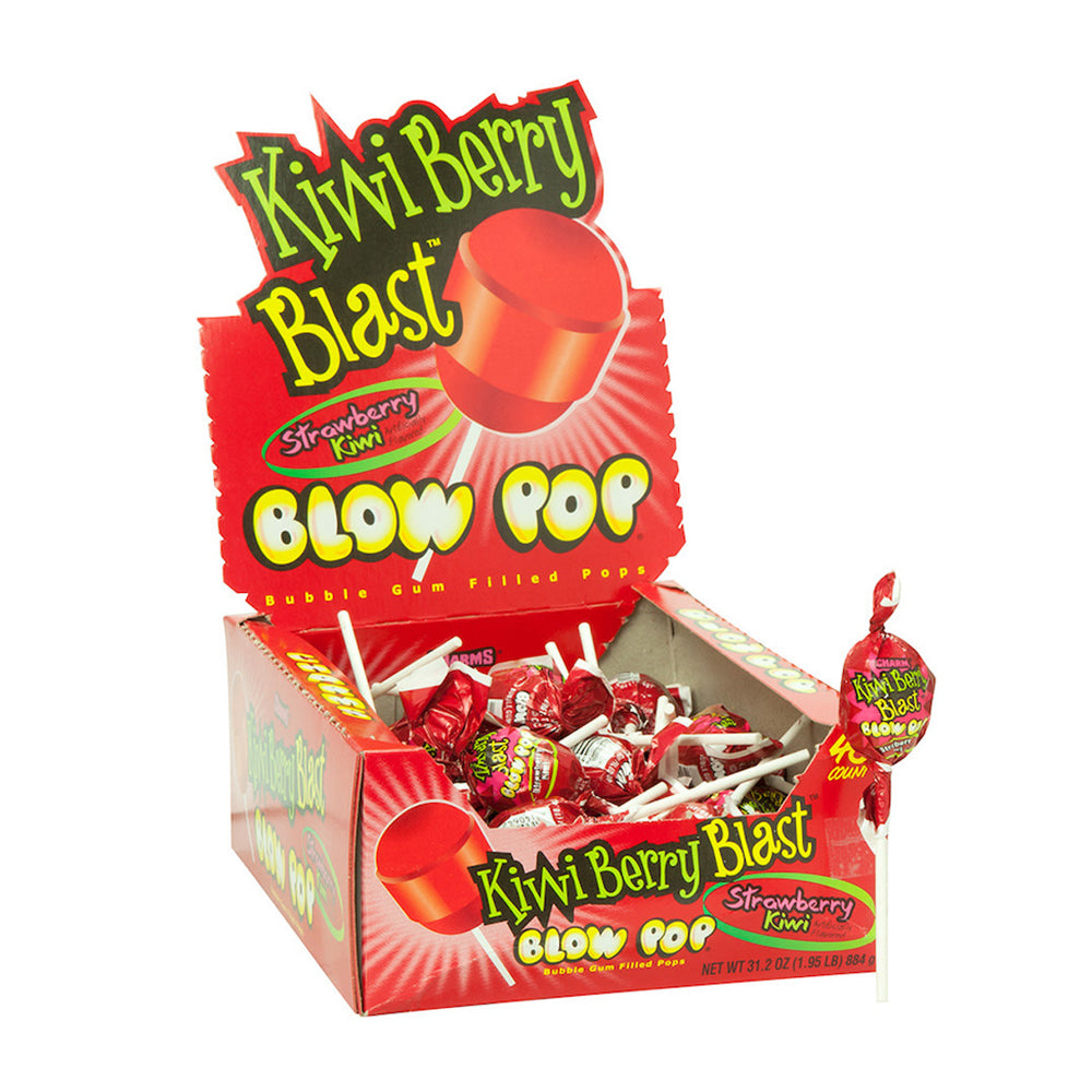 Charms - Blow Pop Kiwi Berry Blast - 48/18g