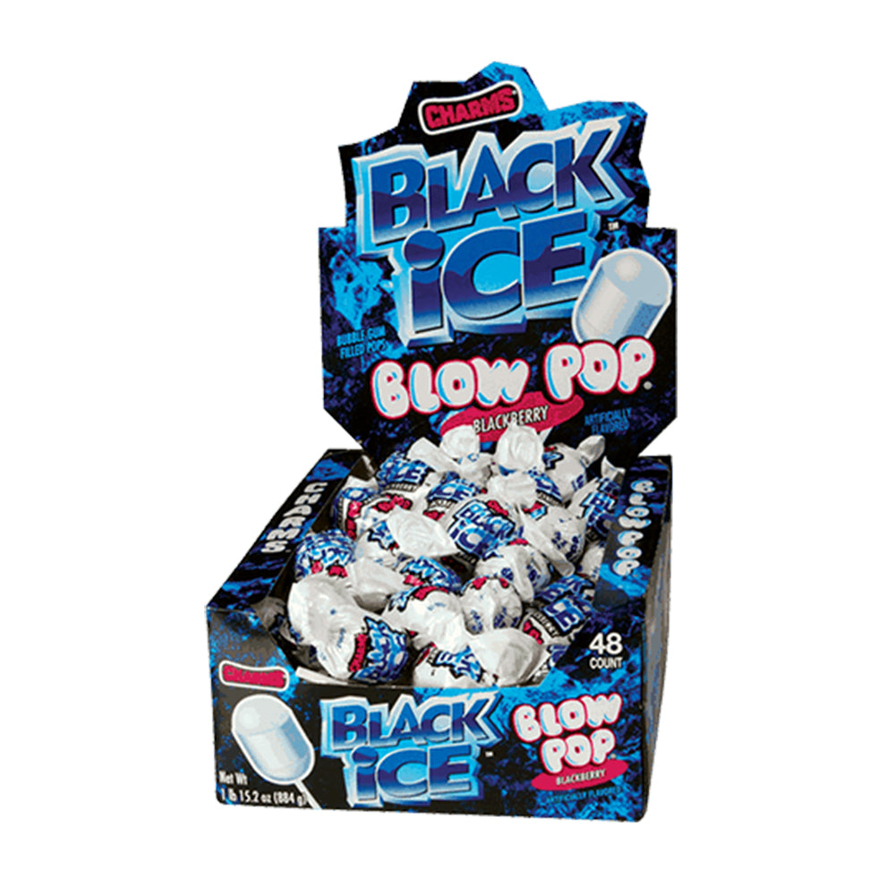 Charms - Blow Pop Black Ice - 48/18g