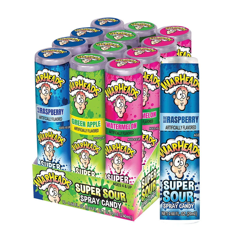 Warheads - Super Sour Spray Candy - 12/20ml