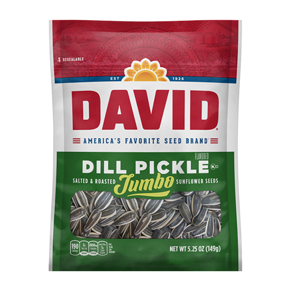 David - Dill Pickle Sunflower Seeds - 12/149g