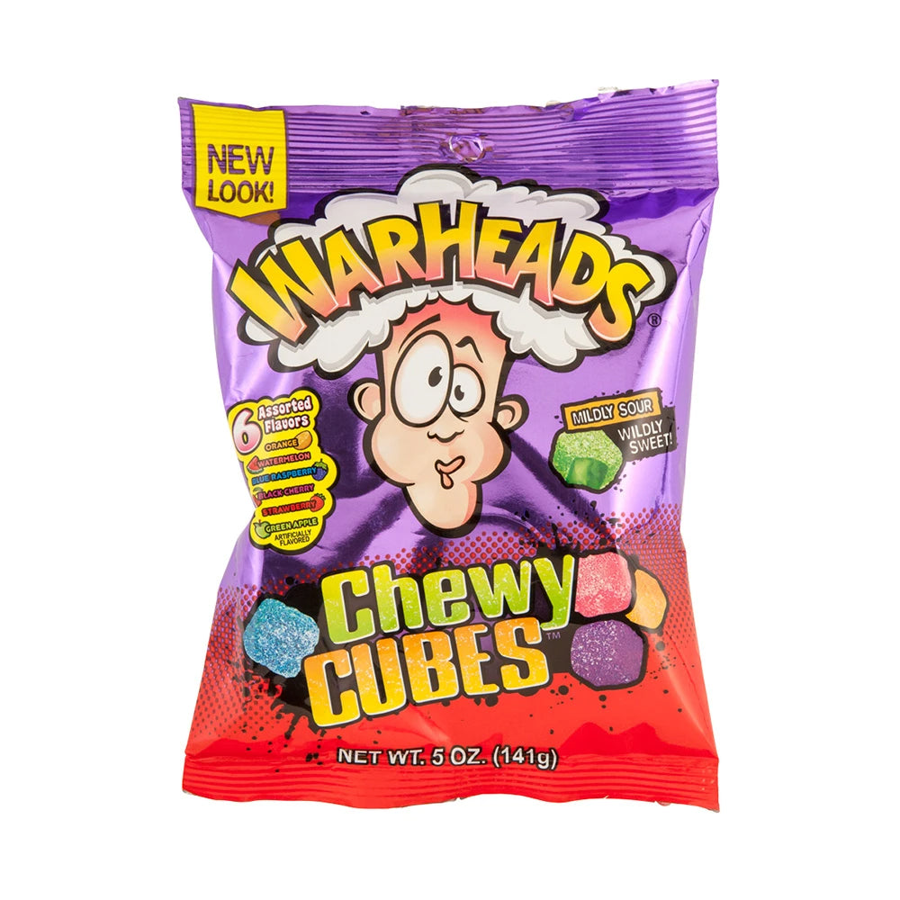 Warheads - Chewy Cubes - 12/141g