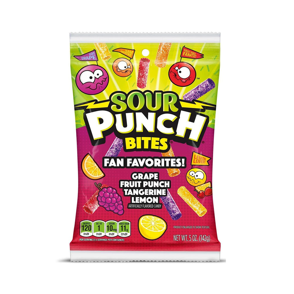 Sour Punch - Fan Favorites Bites - 12/142g
