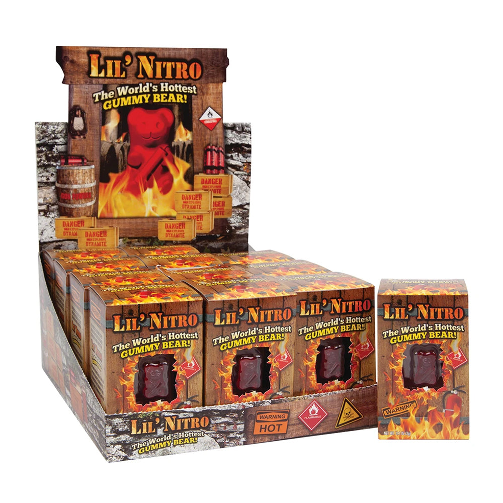 Flamethrower - Lil' Nitro Hottest Gummy Bear - 12/3g