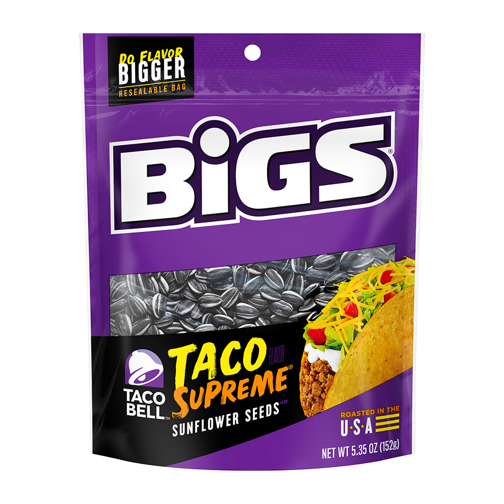 Bigs - Taco Supreme Sunflower Seeds - 12/152g