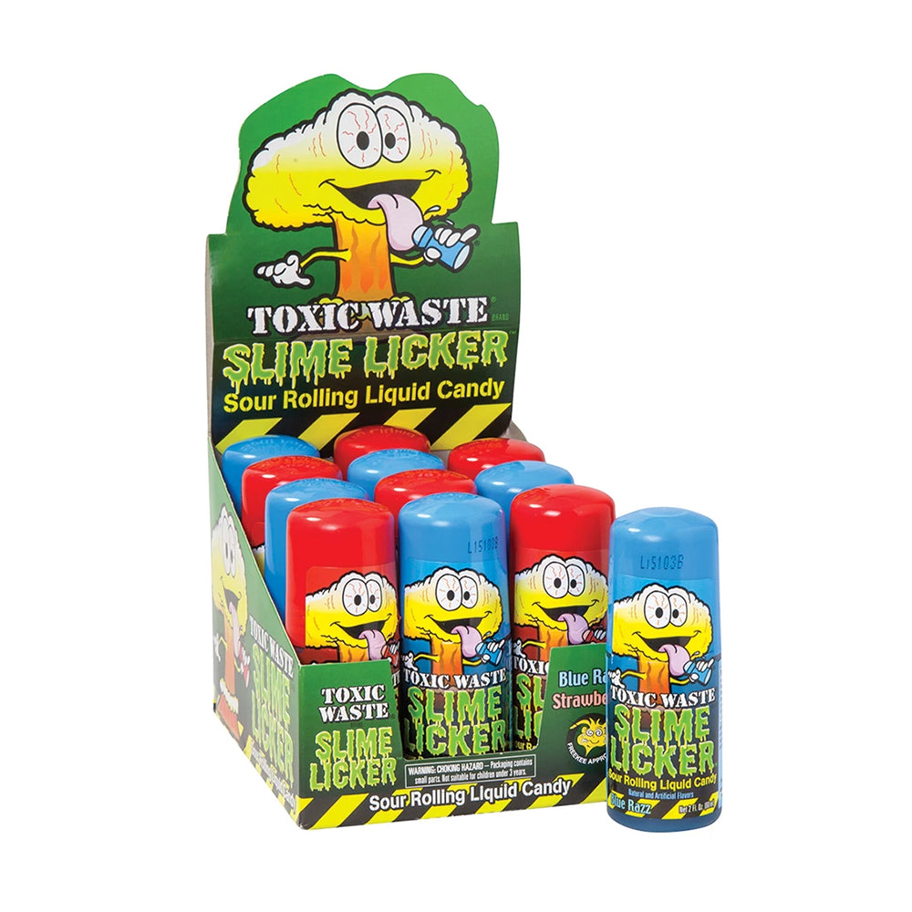 Toxic Waste -Slime Licker Strawberry & Blue Razz- 12/560ml