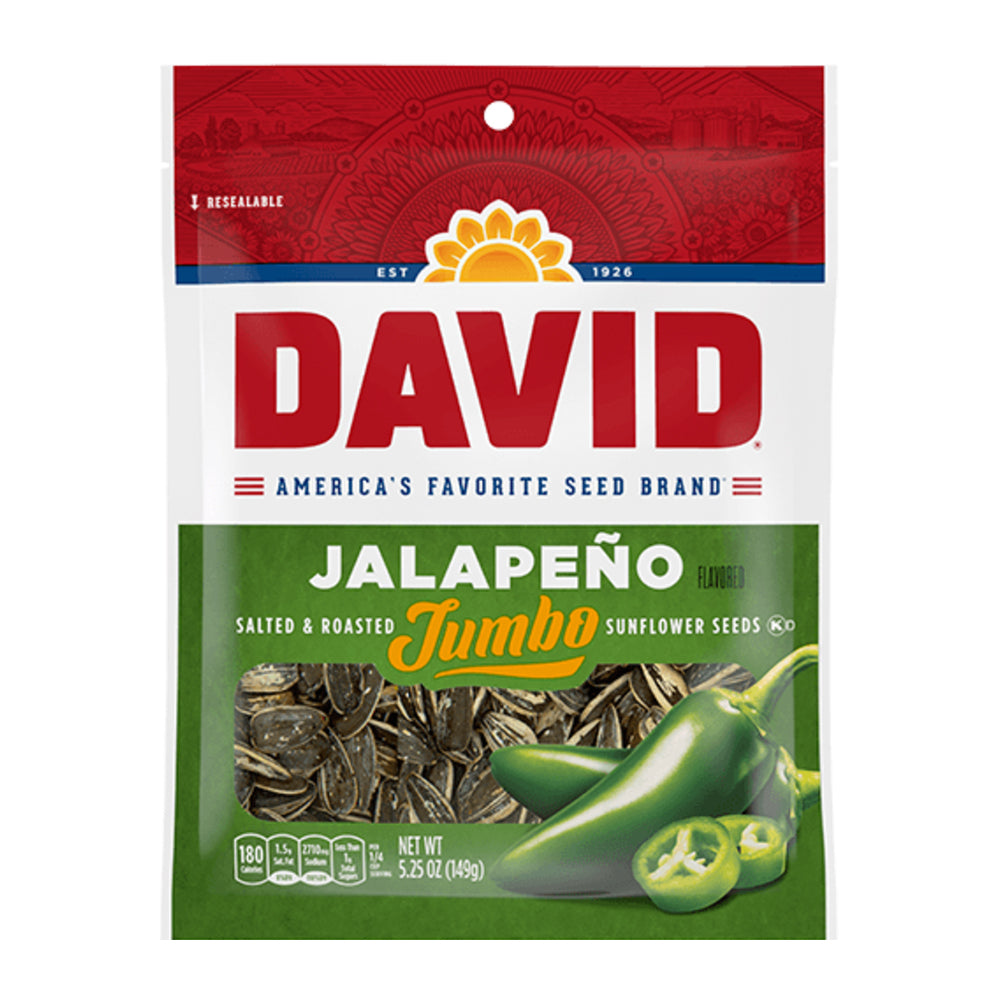 David - Jalapeno Sunflower Seeds -  12/149g